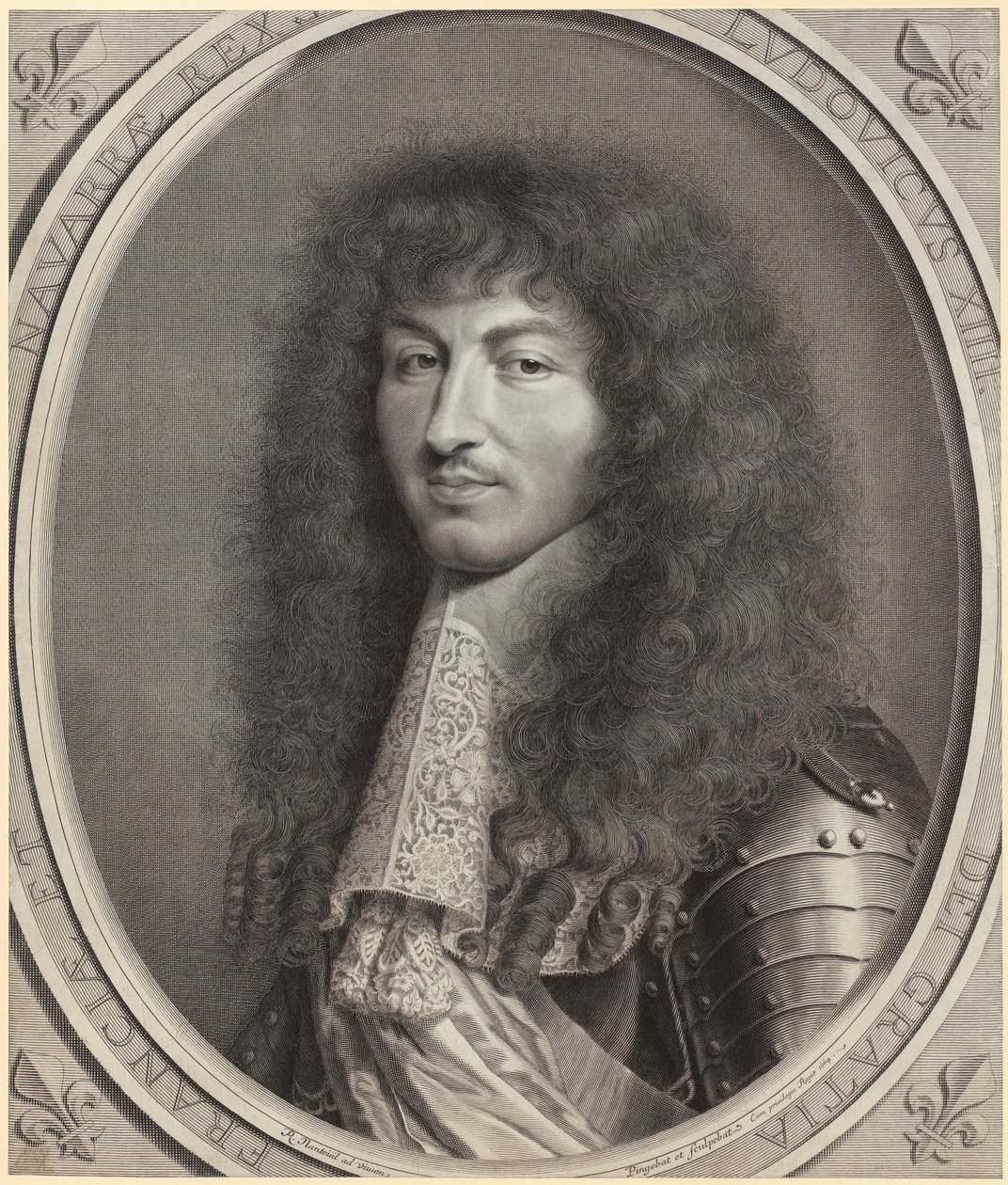 Portrett av Ludvig XIV av Robert Nanteuil