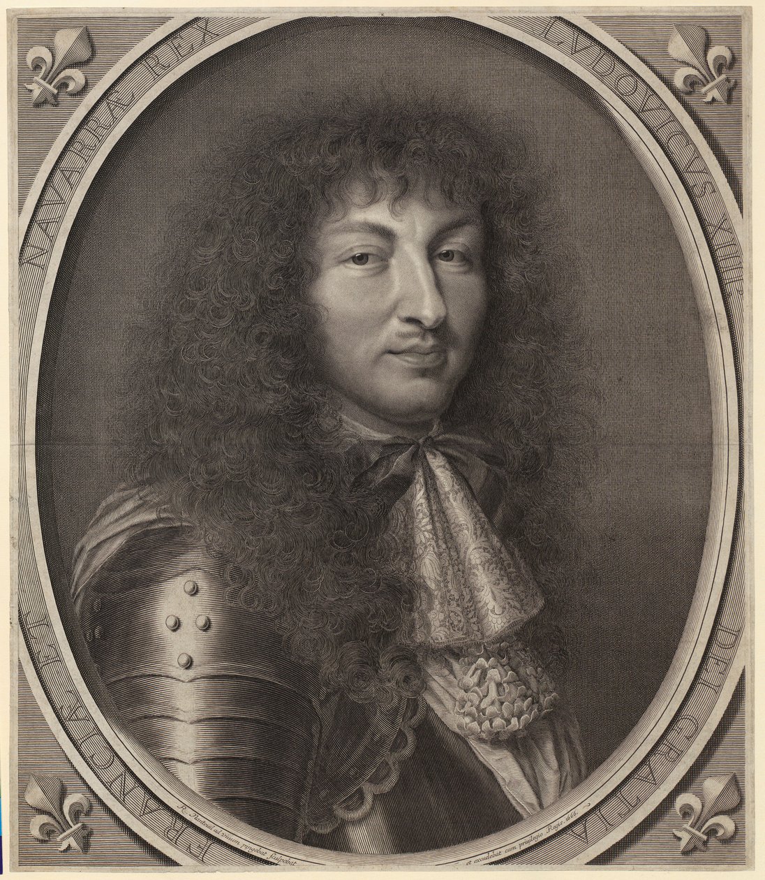 Portrett av Ludvig XIV av Robert Nanteuil