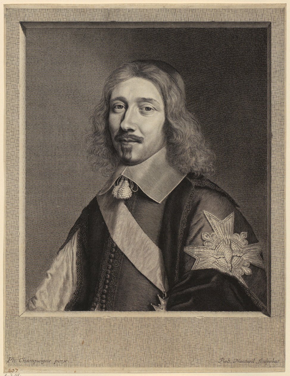 Portrett av Michel IV Le Tellier, fransk minister av Robert Nanteuil