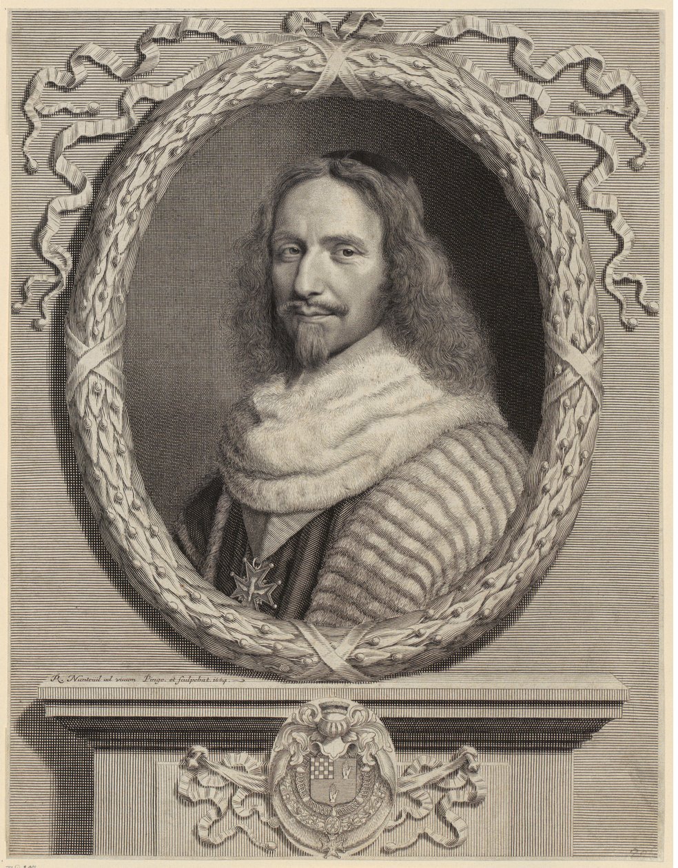 Portrett av Nicolas Potier de Novion av Robert Nanteuil