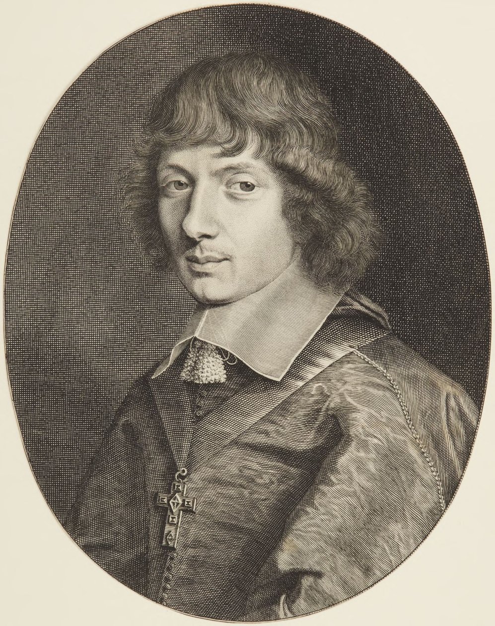 Portrett av François de Clairmont-Tonnerre av Robert Nanteuil