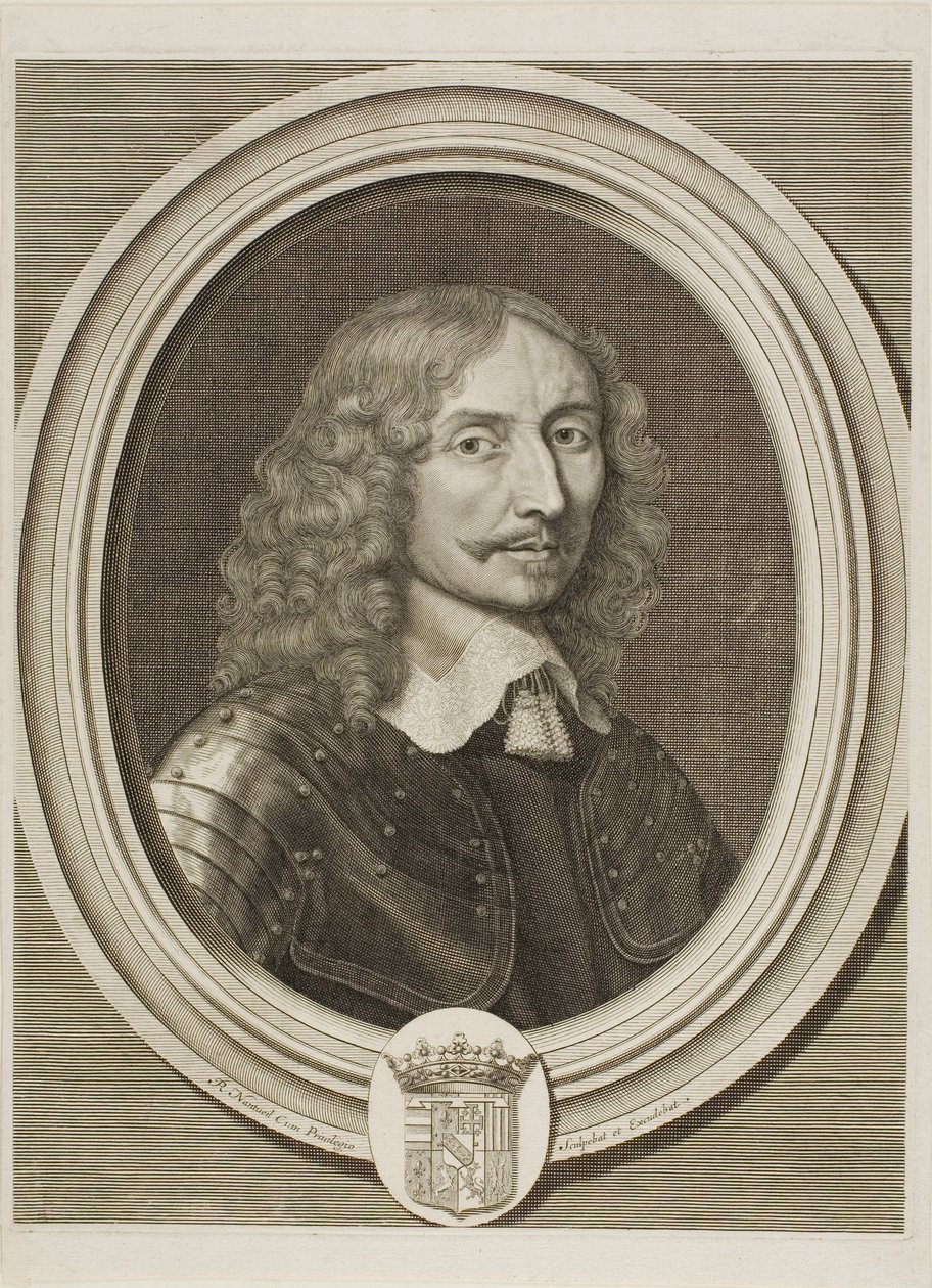 Portrett av Henri de Lorraine, hertugen av Mouy av Robert Nanteuil