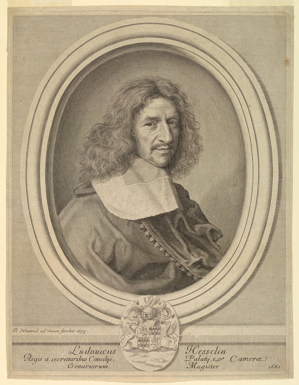Portrett av Louis Hesselin av Robert Nanteuil