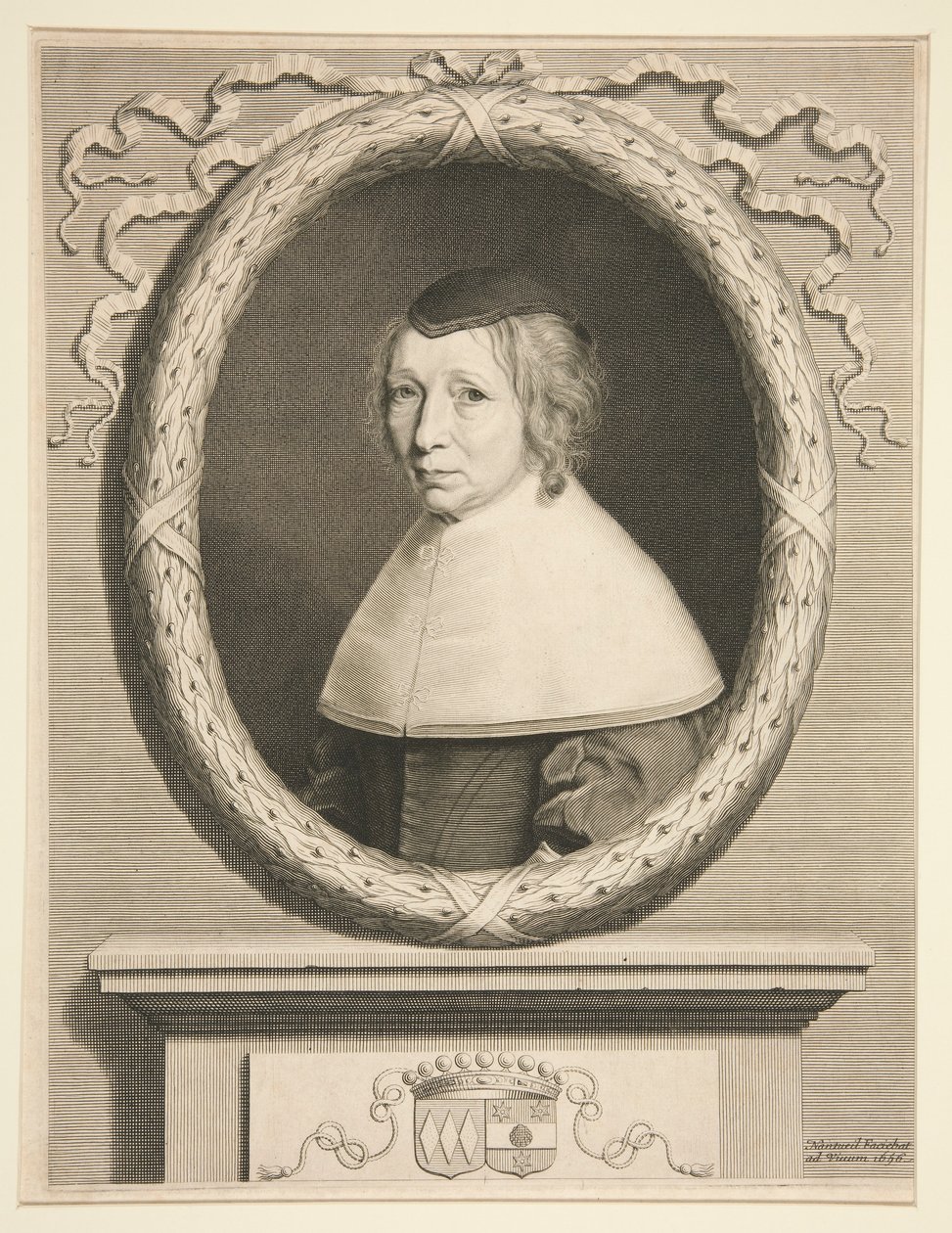 Portrett av Marie de Bragelogne (Madame Bouthillier) av Robert Nanteuil