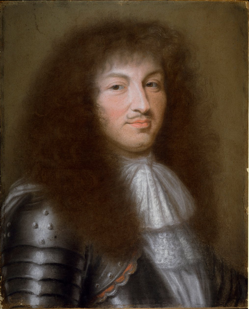 Portrett av kongen av Frankrike Ludvig XIV av Robert Nanteuil