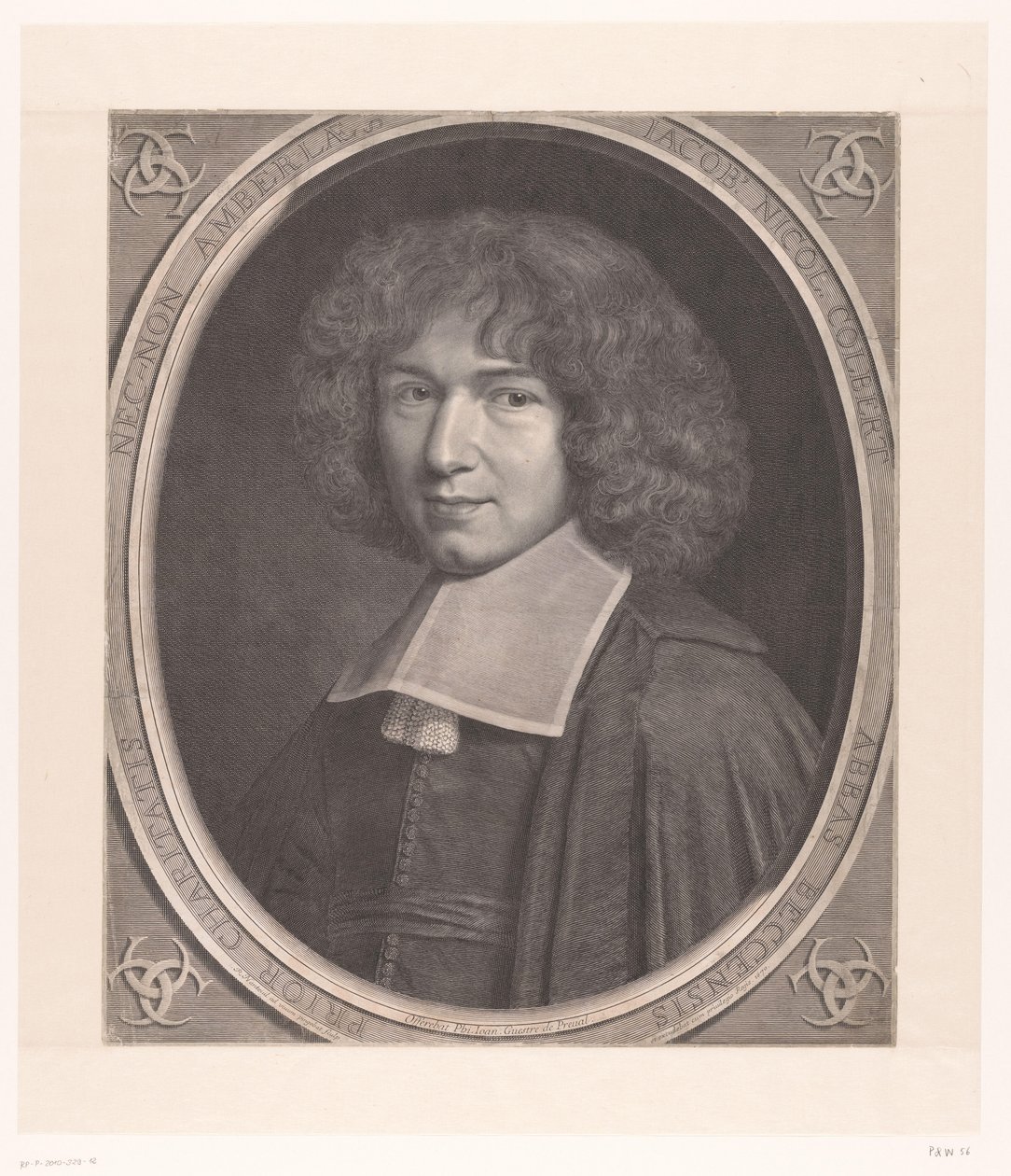 Portrett av Jacques-Nicolas Colbert Jacob Nicol Colbert (...) (tittel på objekt) av Robert Nanteuil