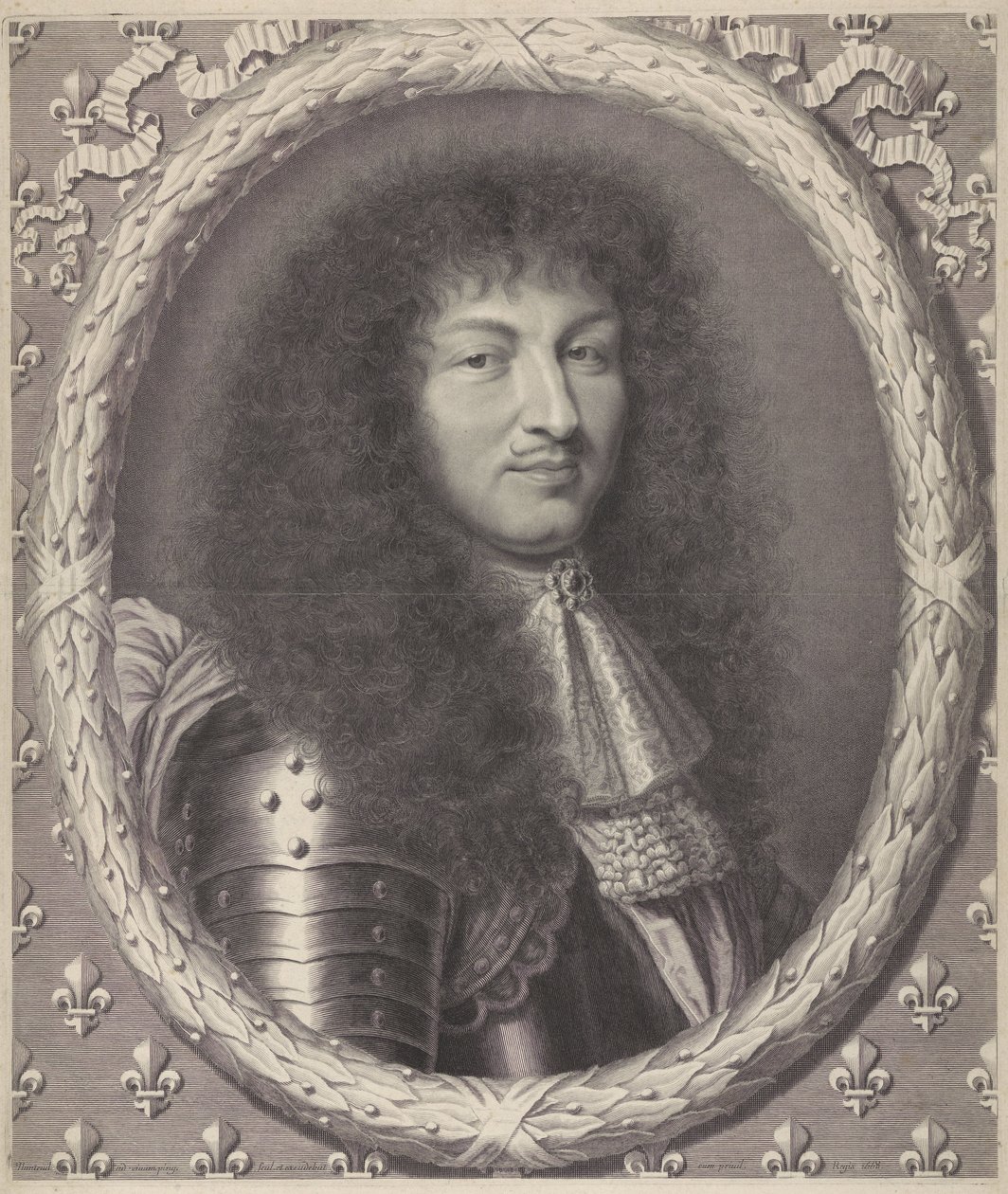 Portrett av Louis XIV, konge av Frankrike av Robert Nanteuil