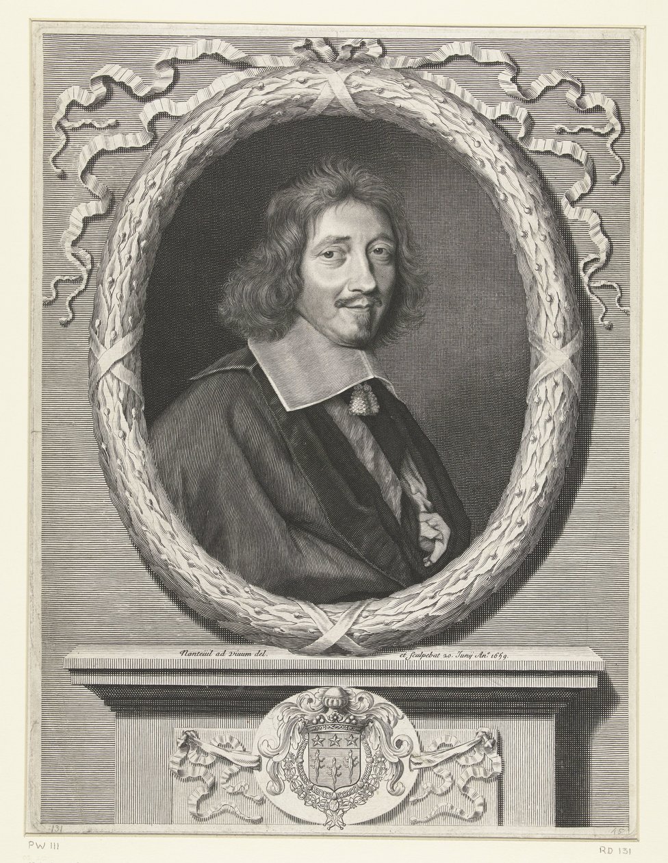 Portrett av Michel Le Tellier av Robert Nanteuil