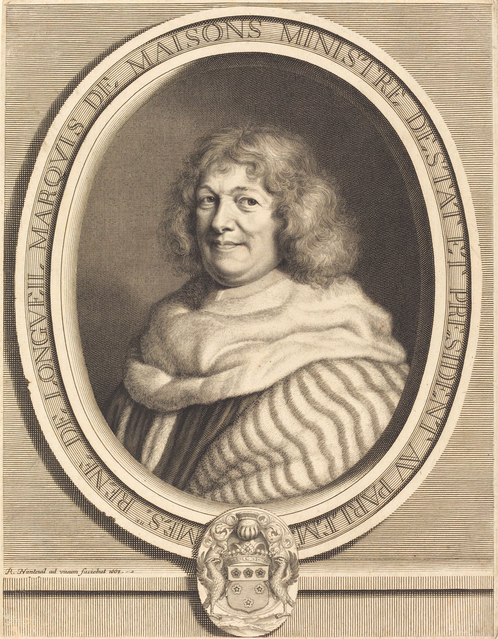 Rene, Marquis de Maisons av Robert Nanteuil