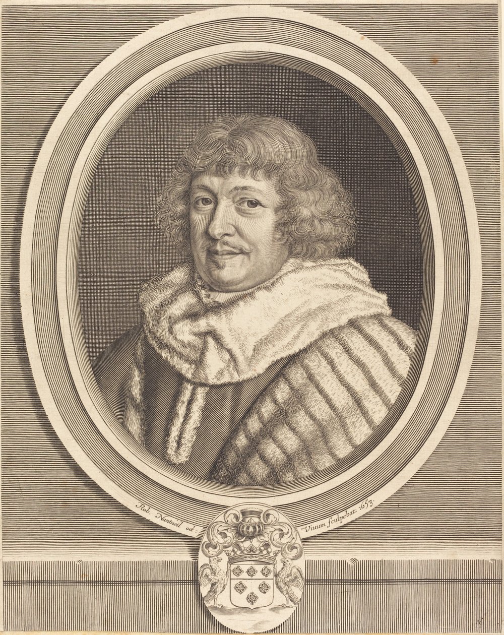 Rene, Marquis de Maisons av Robert Nanteuil