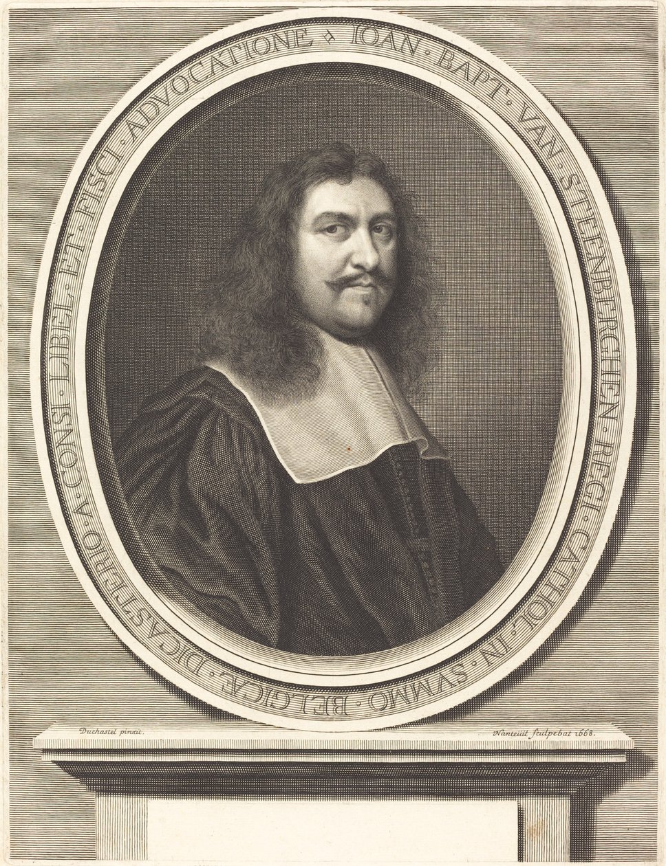 Jean Baptiste van Steenberghen av Robert Nanteuil after François Duchatel