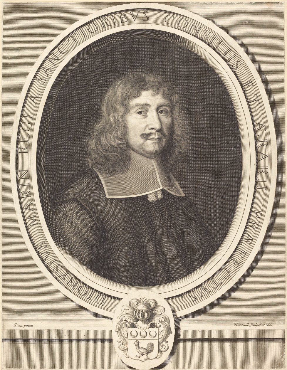 Denis Marin av Robert Nanteuil after Jean de Dieu