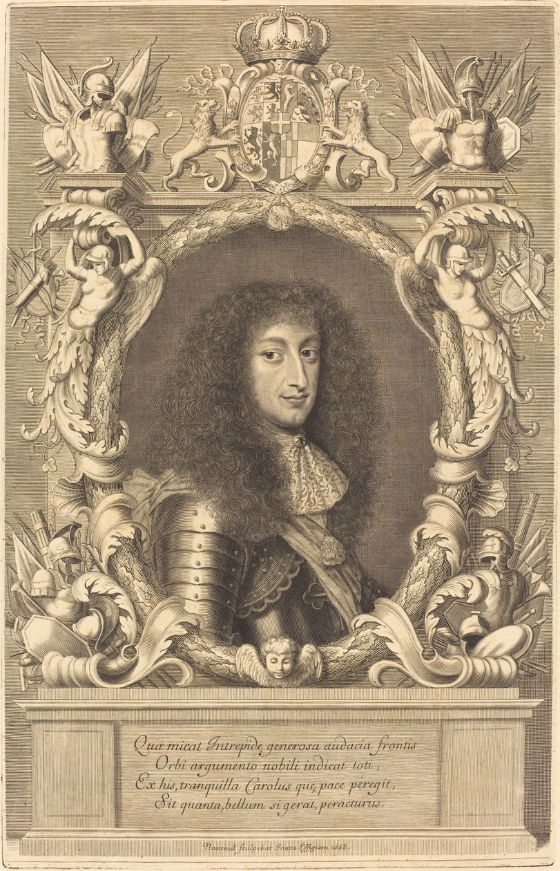 Charles-Emmanuel, hertug av Savoy av Robert Nanteuil after Justus van Verus