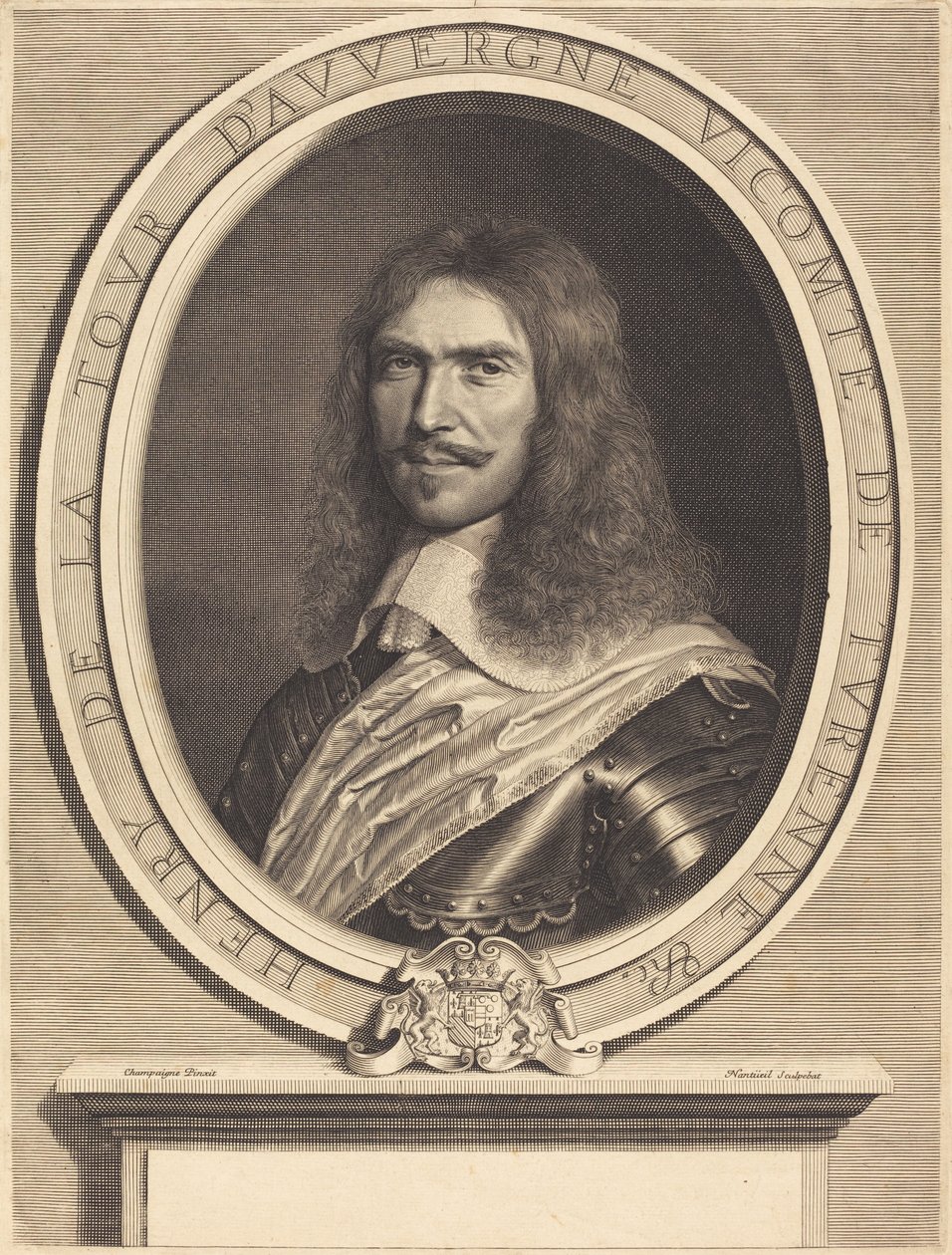 Marskalk av Turenne av Robert Nanteuil after Philippe de Champaigne