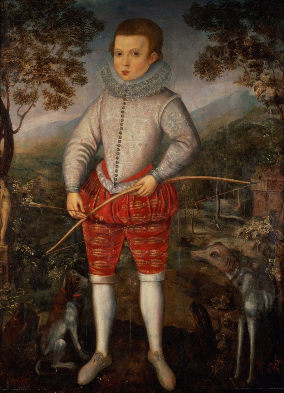 Portrett av en gutt av Robert Peake