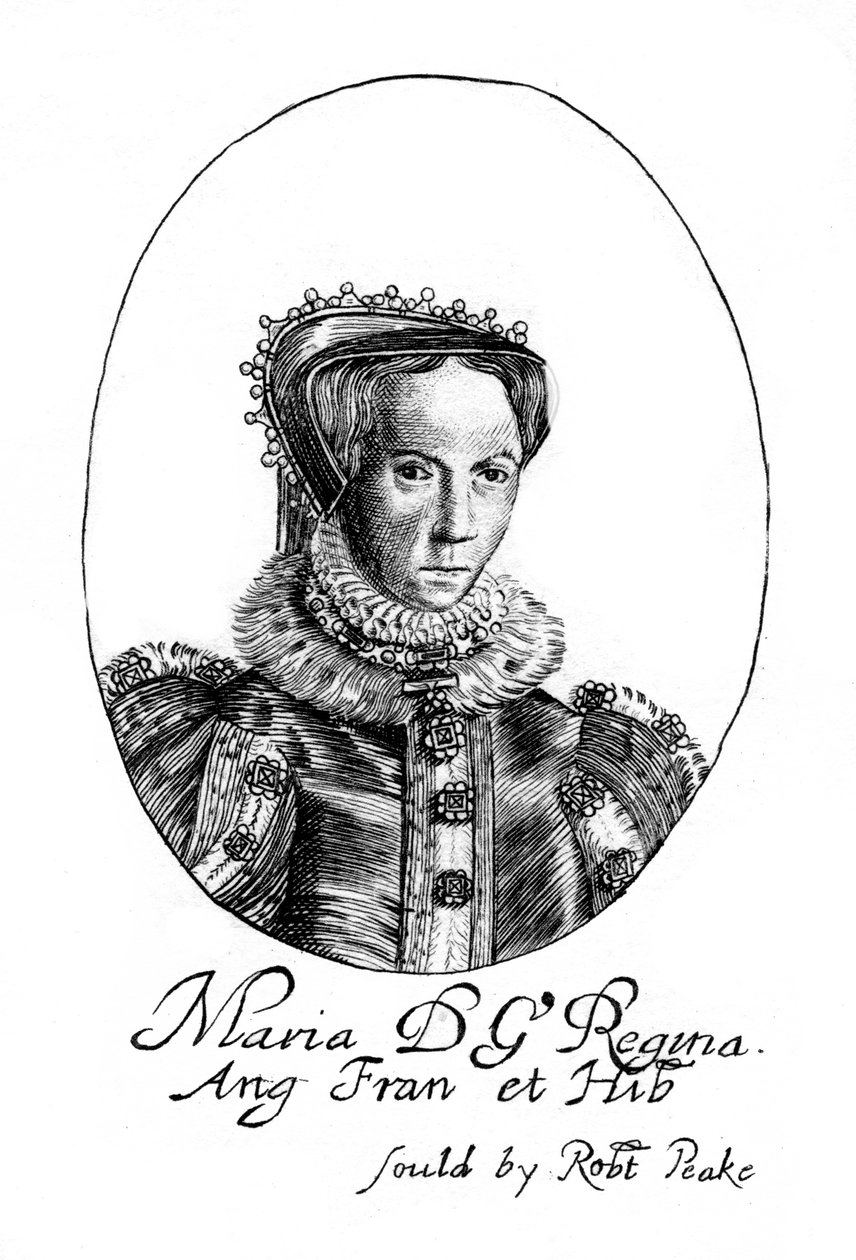 Dronning Mary I av England av Robert Peake