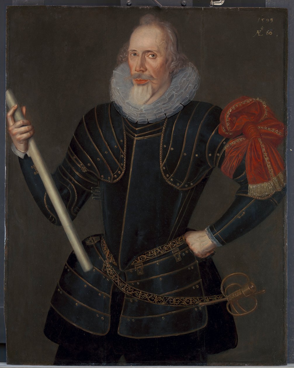Portrait of a Man, muligens Thomas Howard, tredje Viscount Bindon (ca. 1539–1611) av Robert Peake the elder