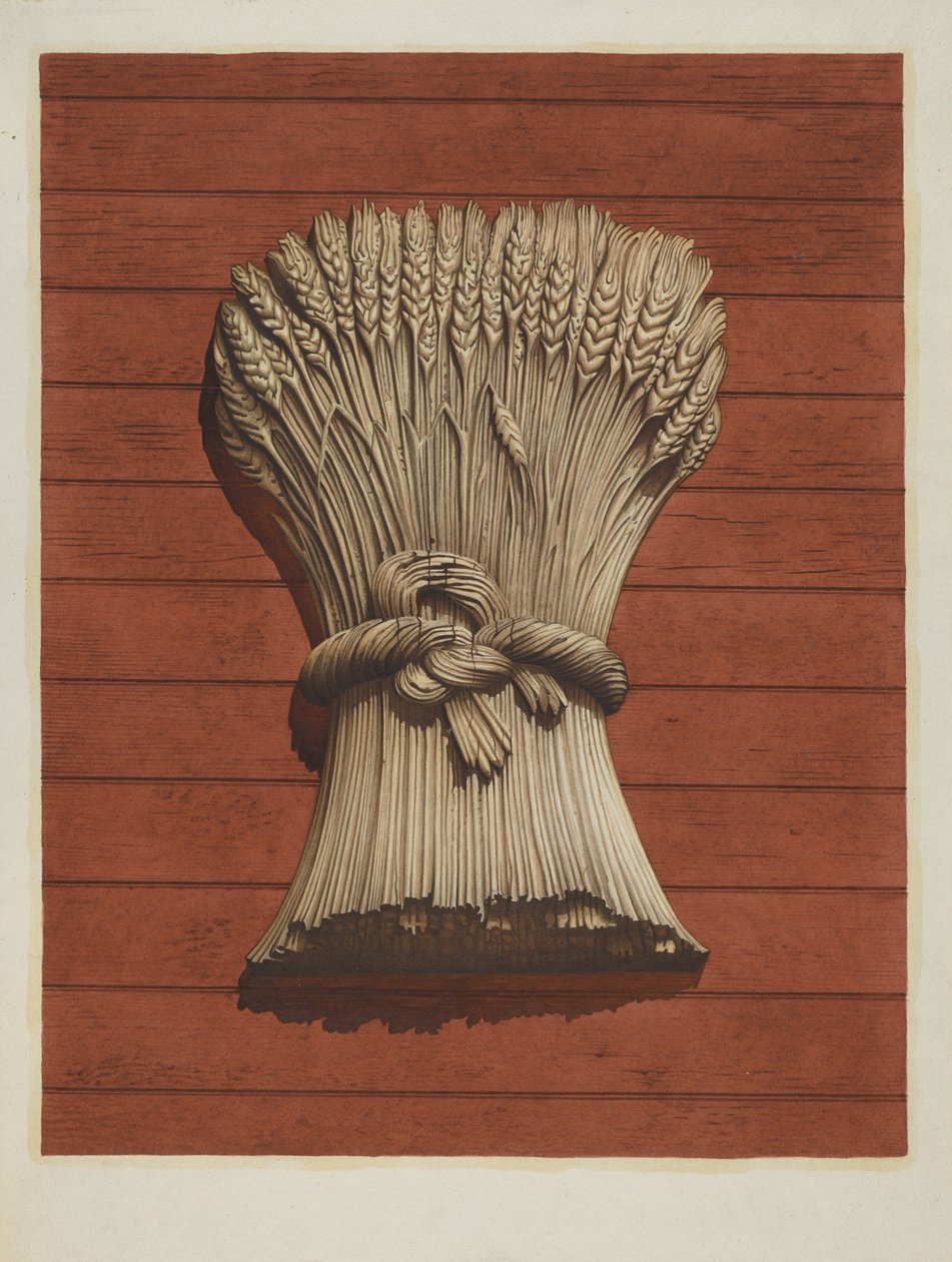 "Sheaf of Wheat" Butikkskilt av Robert Pohle