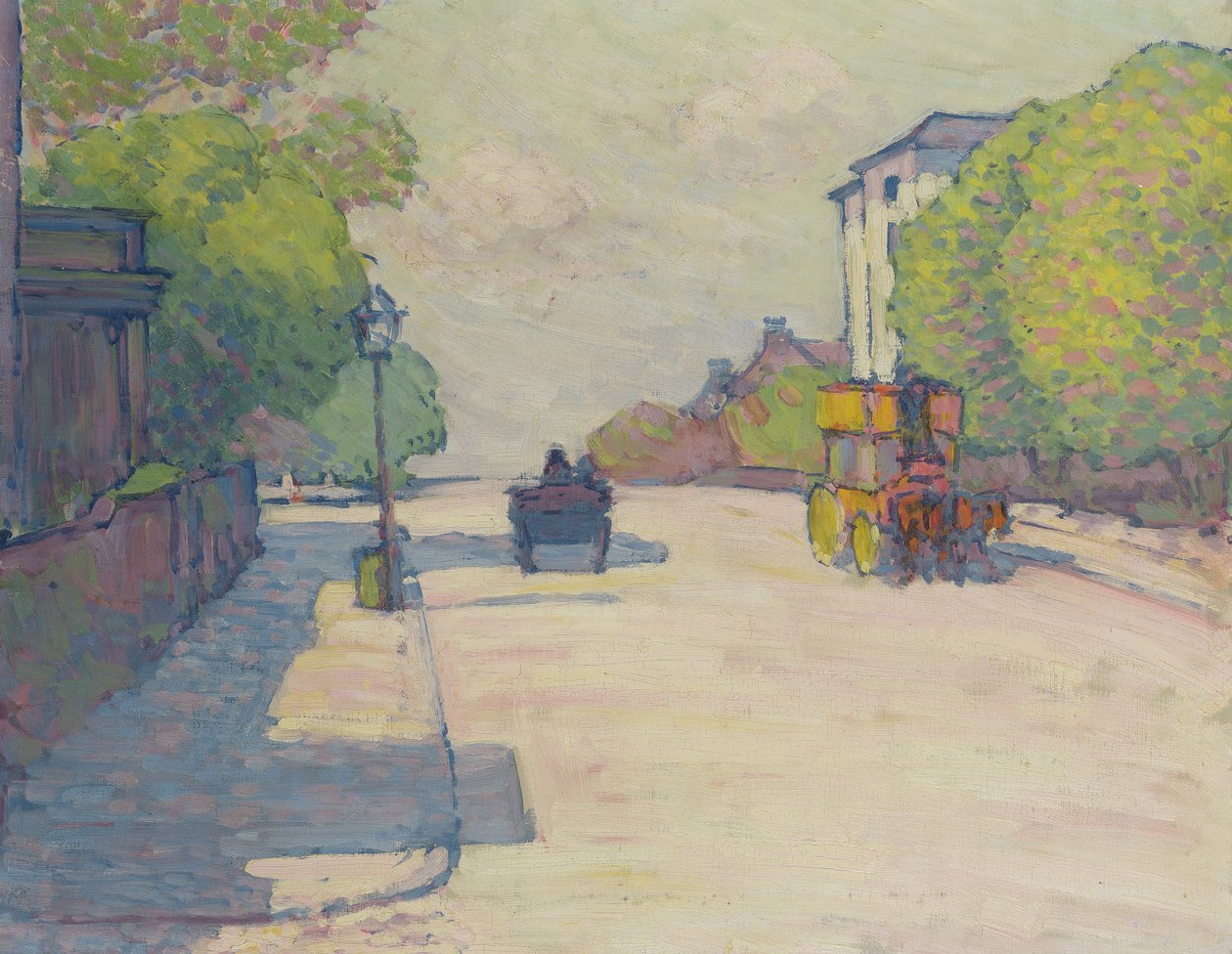 Adelaide Road i sollys, 1910 av Robert Polhill Bevan