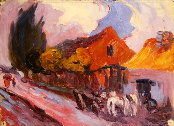 Polsk smedje (olje på lerret) av Robert Polhill Bevan