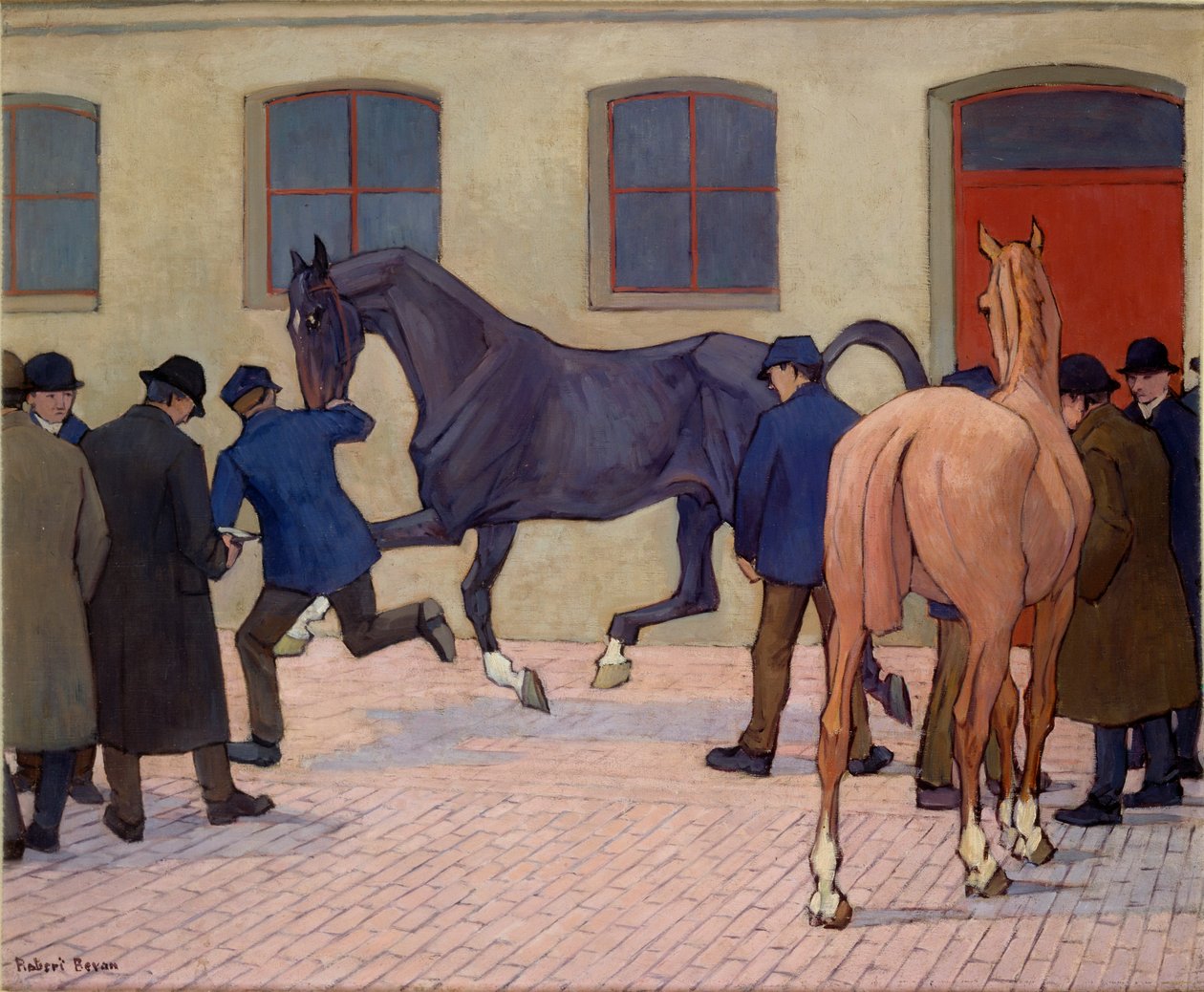 Vises på Tattersalls, c1919 av Robert Polhill Bevan
