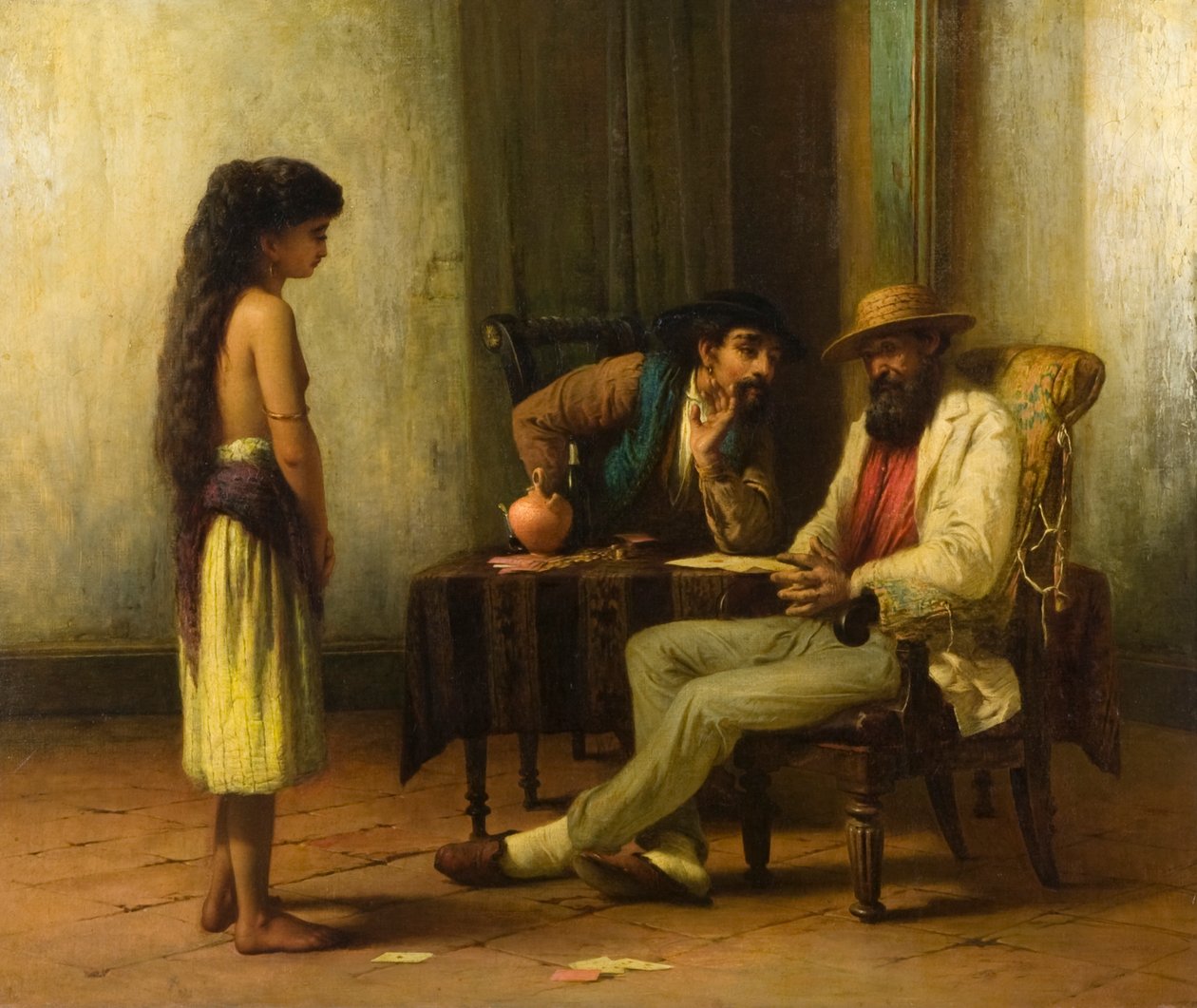 The Quadroon Girl, ca. 1855-73 (olje på lerret) av Robert RSA Gavin