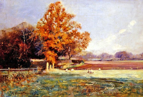 A Bit of Colour, Mull (olje på lerret) av Robert Russell MacNee