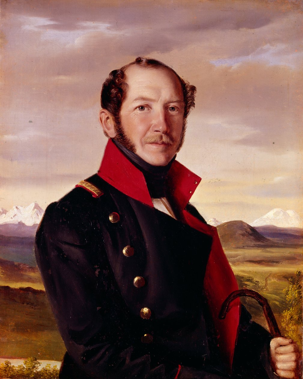 Nikolai Lorer på Kaukasus, 1838 av Robert Schwede