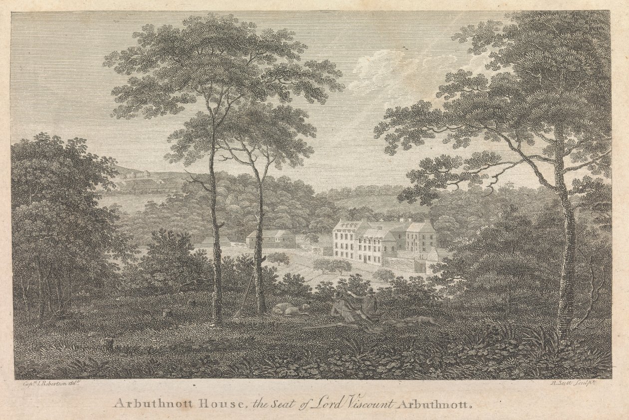 Arbuthnott House, setet til Lord Viscount Arbuthnott; side 10 (bind 1) av Robert Scott