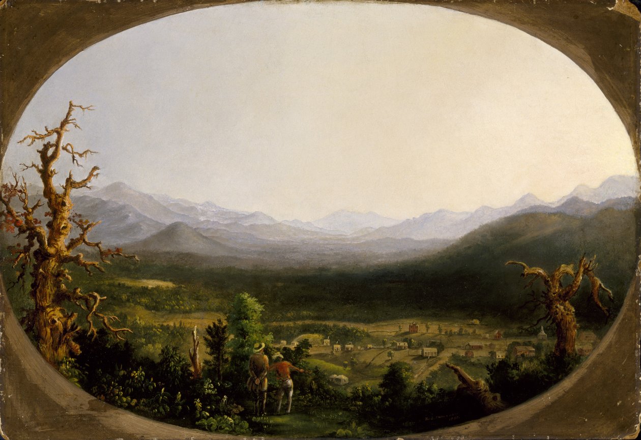 Utsikt over Asheville, North Carolina av Robert Scott Duncanson