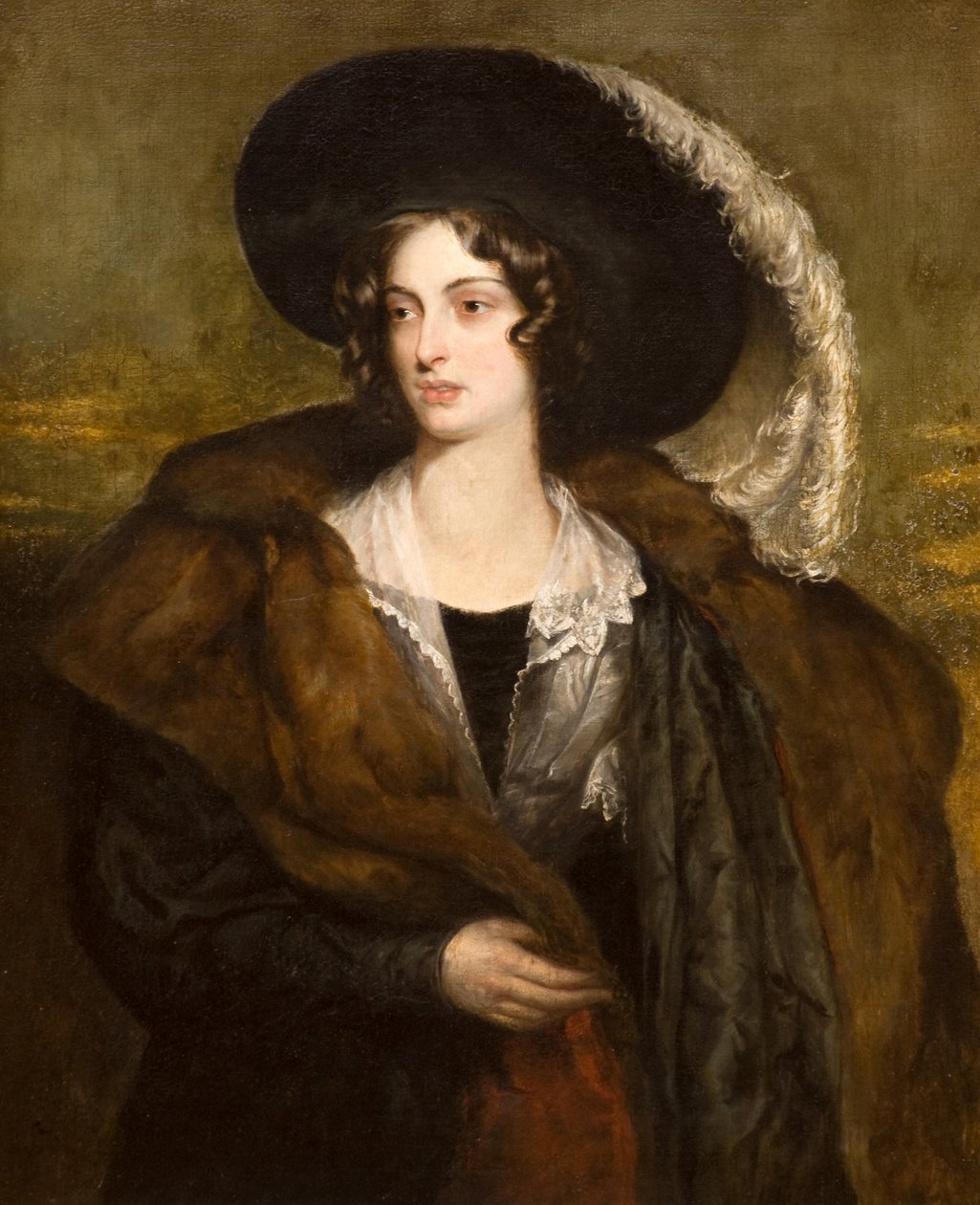 Mrs Hester Eliza Duncan (d.1834), ca. 1823-30 (olje på lerret) av Robert Scott Lauder