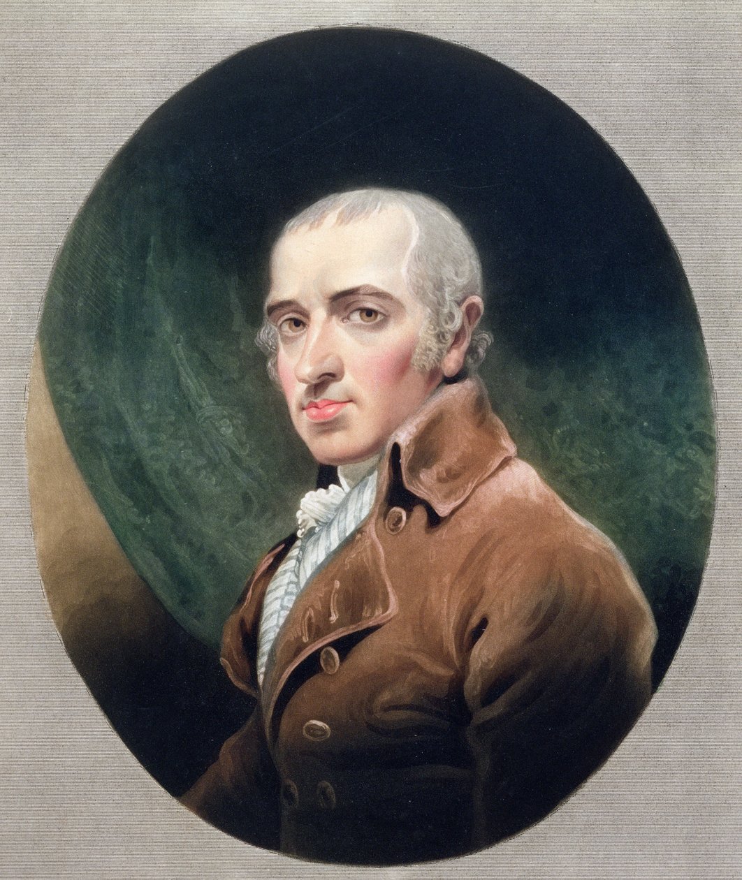 Mr James Gillray (1756-1815) gravert av Charles Turner, utgitt av G. Humphrey i 1819 (håndfarget etsning) av Robert Seymour