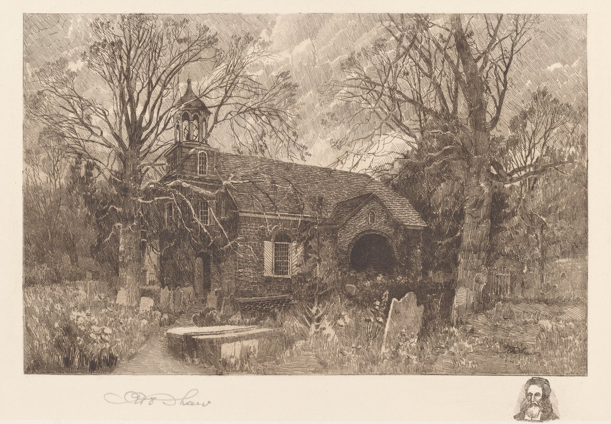 Gamle Svenskes kirke av Robert Shaw