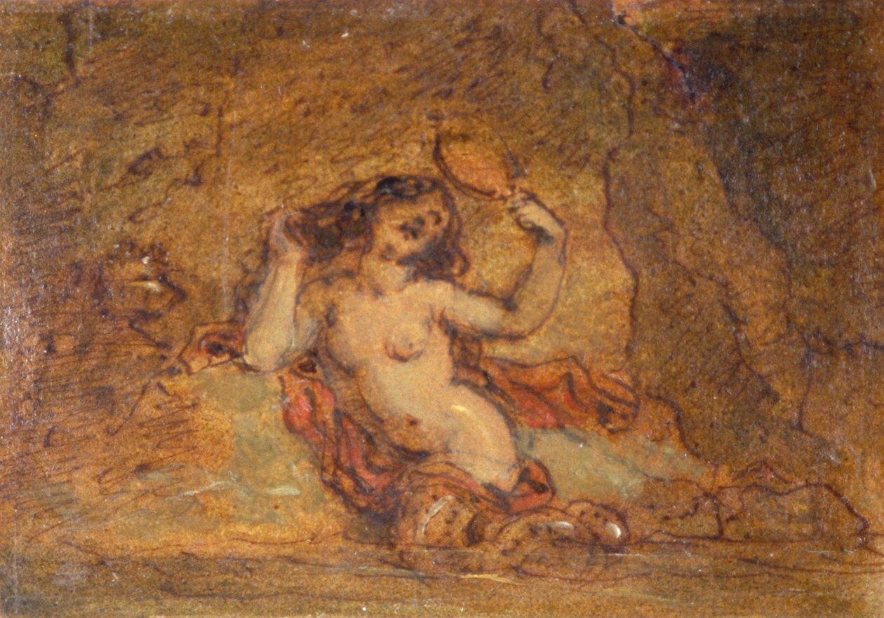'En havfrue', c1772-1845 av Robert Smirke