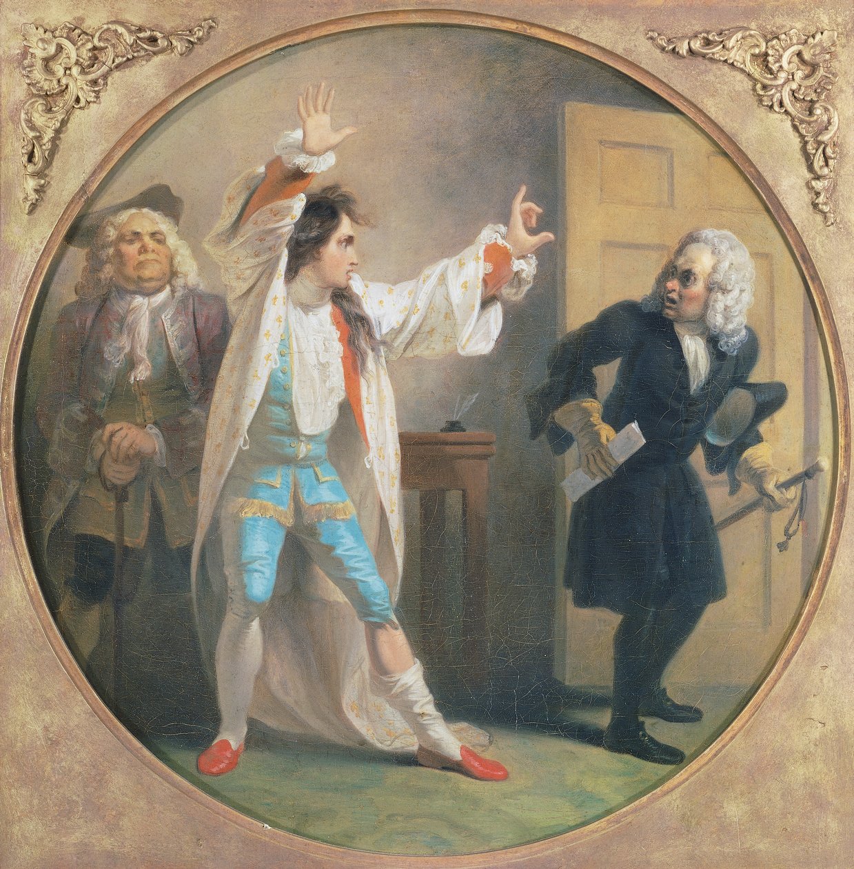 Act IV, Scene I of Love for Love av William Congreve (1670-1729), maleri av Robert Smirke (1752-1845). Storbritannia av Robert Smirke