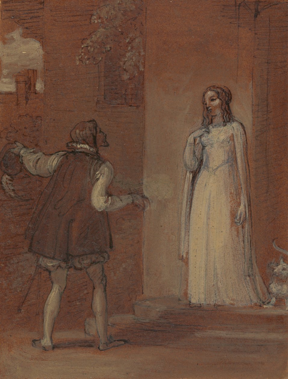 Anne Page og Slender av Robert Smirke