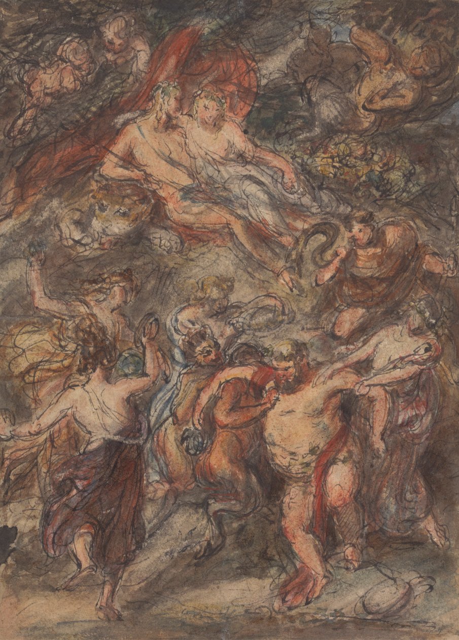 Bachanalia scene av Robert Smirke