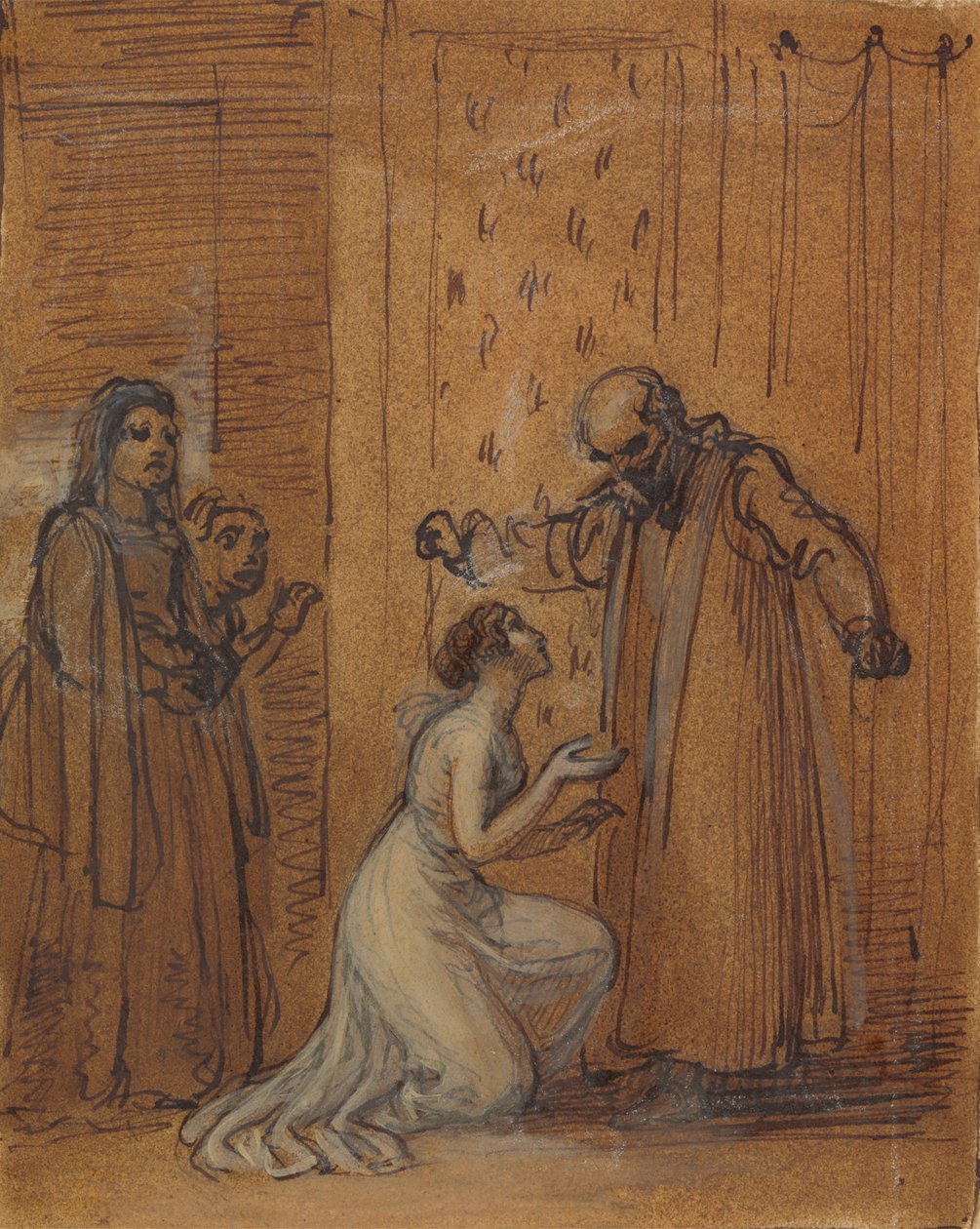 Capulet-rekkverk hos datteren hans, Juliet av Robert Smirke