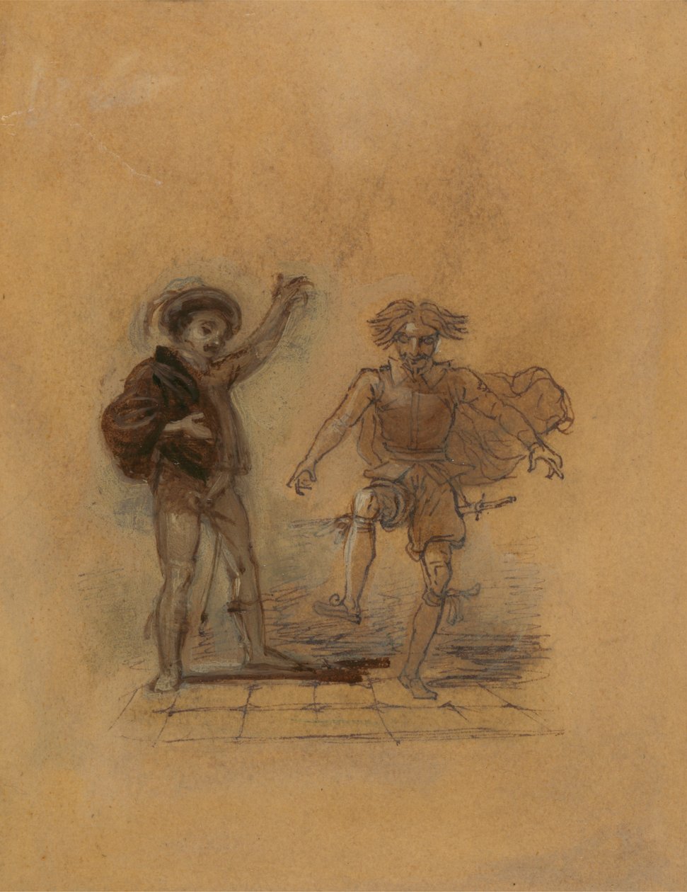 Malvolio danser av Robert Smirke