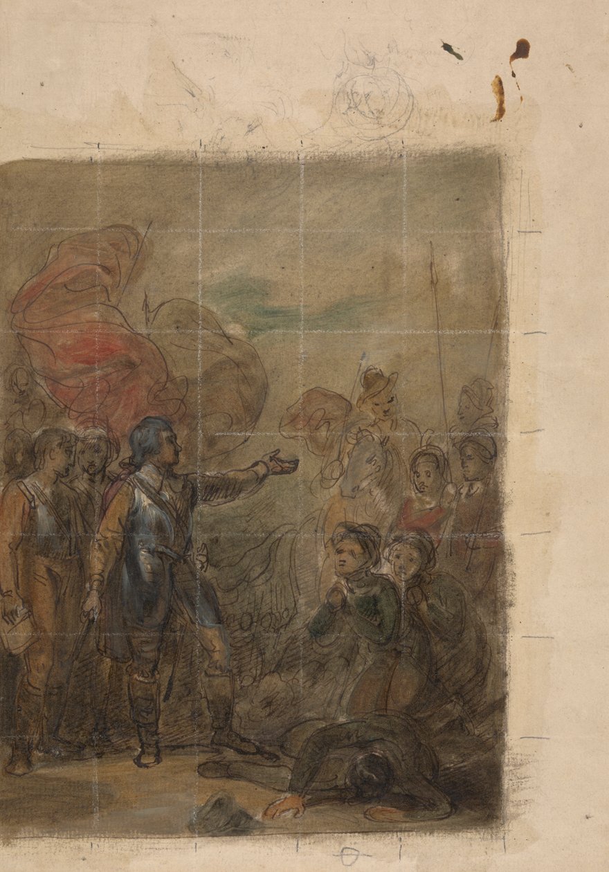 Scene fra Don Quijote av Robert Smirke