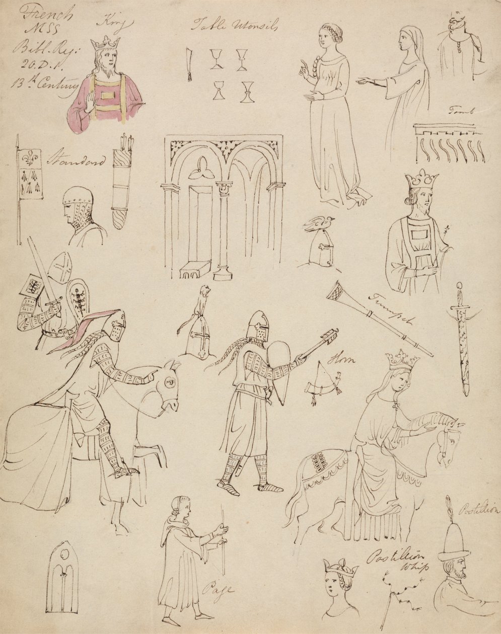 Studier fra et fransk MSS bibelregister av Robert Smirke