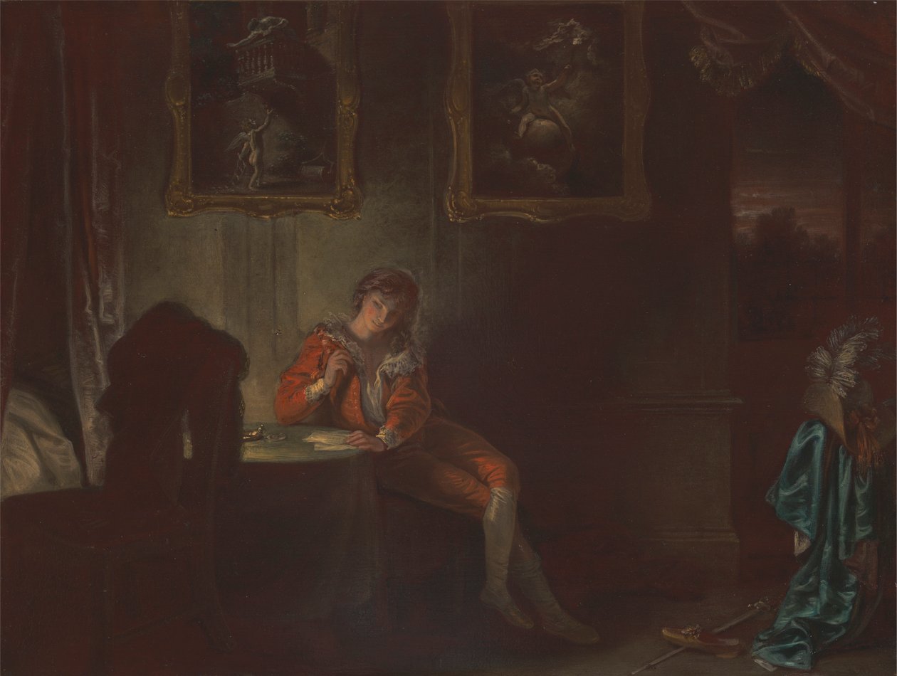 Menneskets syv aldre: Elskeren, 'Som du liker det' II, vii av Robert Smirke