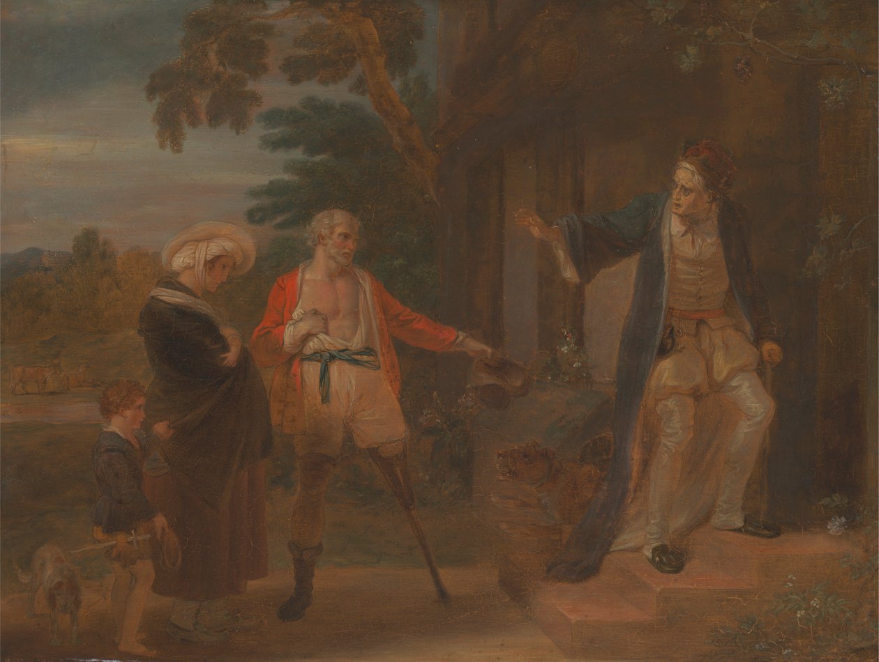 The Seven Ages of Man: The Pantaloon, 'Som du liker det', II, vii av Robert Smirke