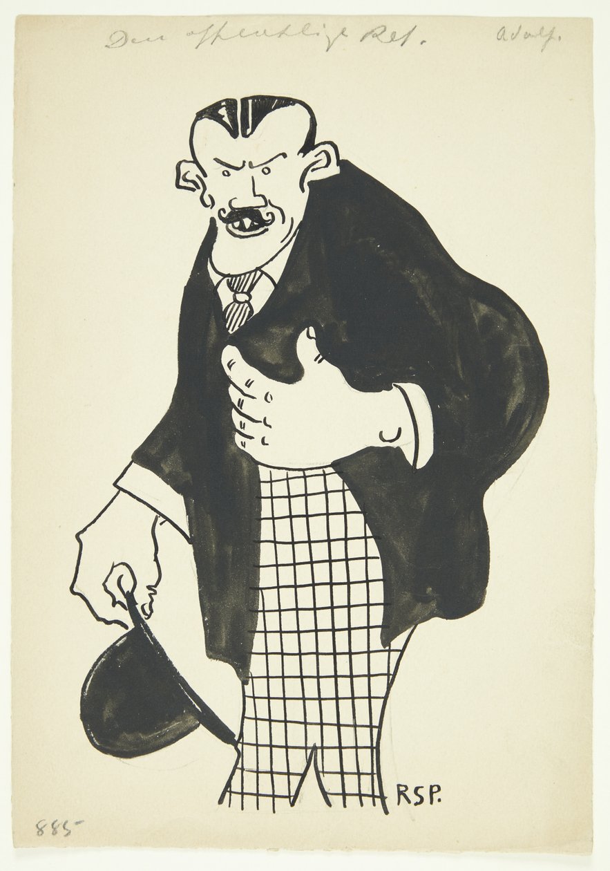 Advokat (?) av Robert Storm Petersen
