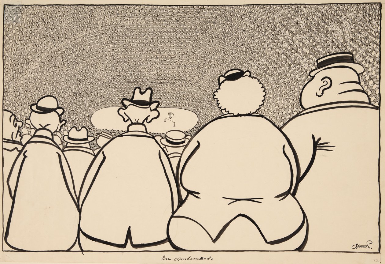 "En idrettsmann" av Robert Storm Petersen