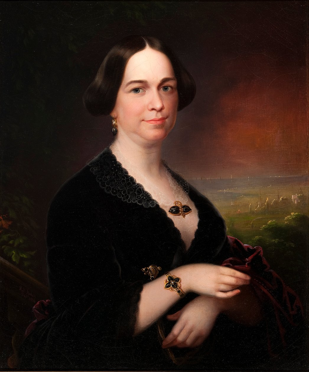 Sally Ann Ross Paynter (olje på lerret) av Robert Street