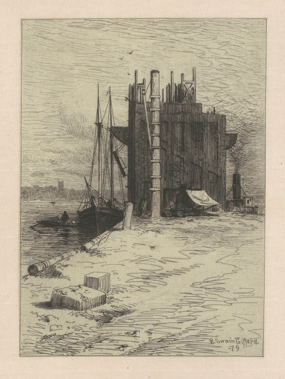 Kulllommer på New Bedford av Robert Swain Gifford