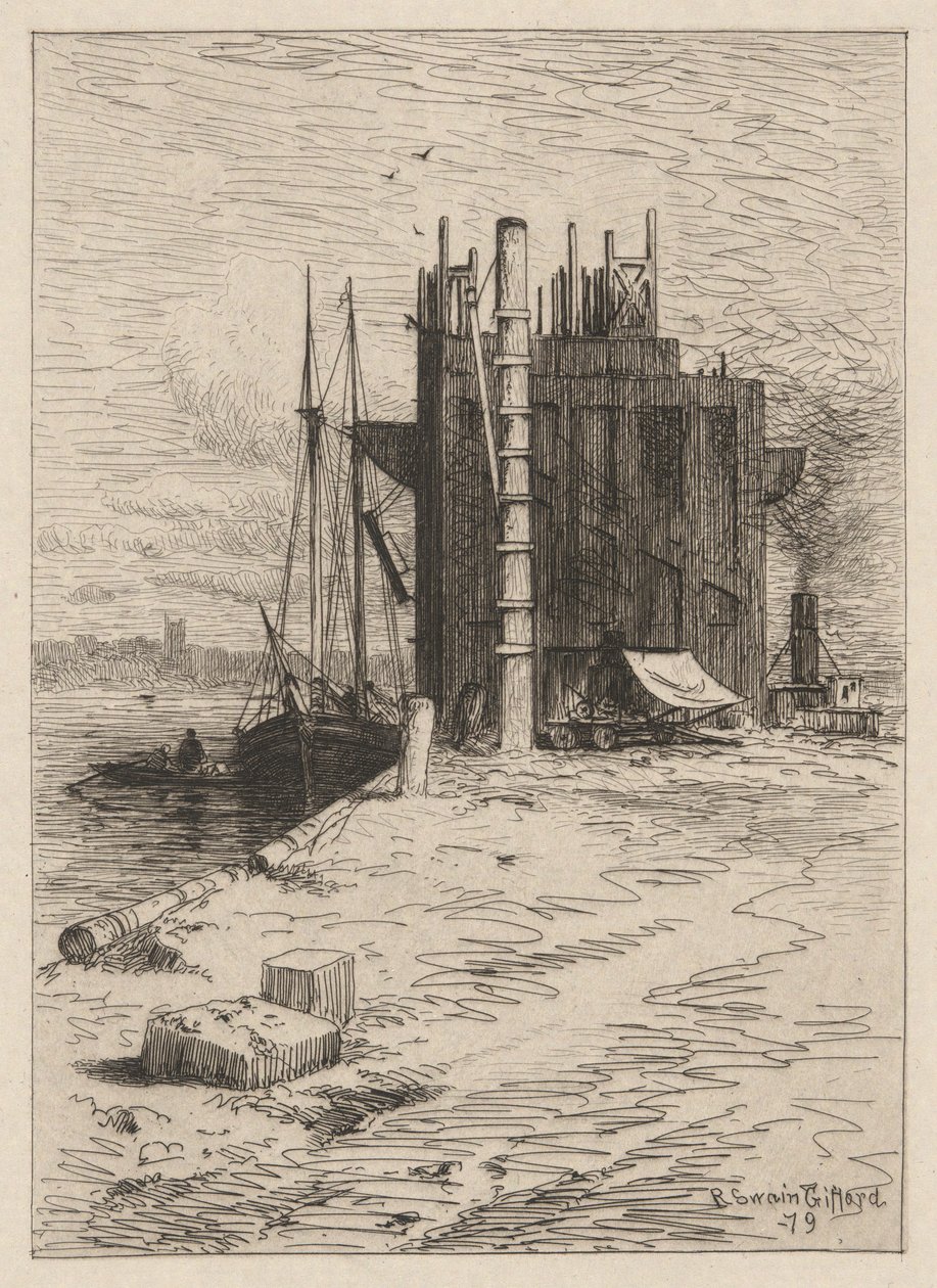 Kulllommer på New Bedford av Robert Swain Gifford