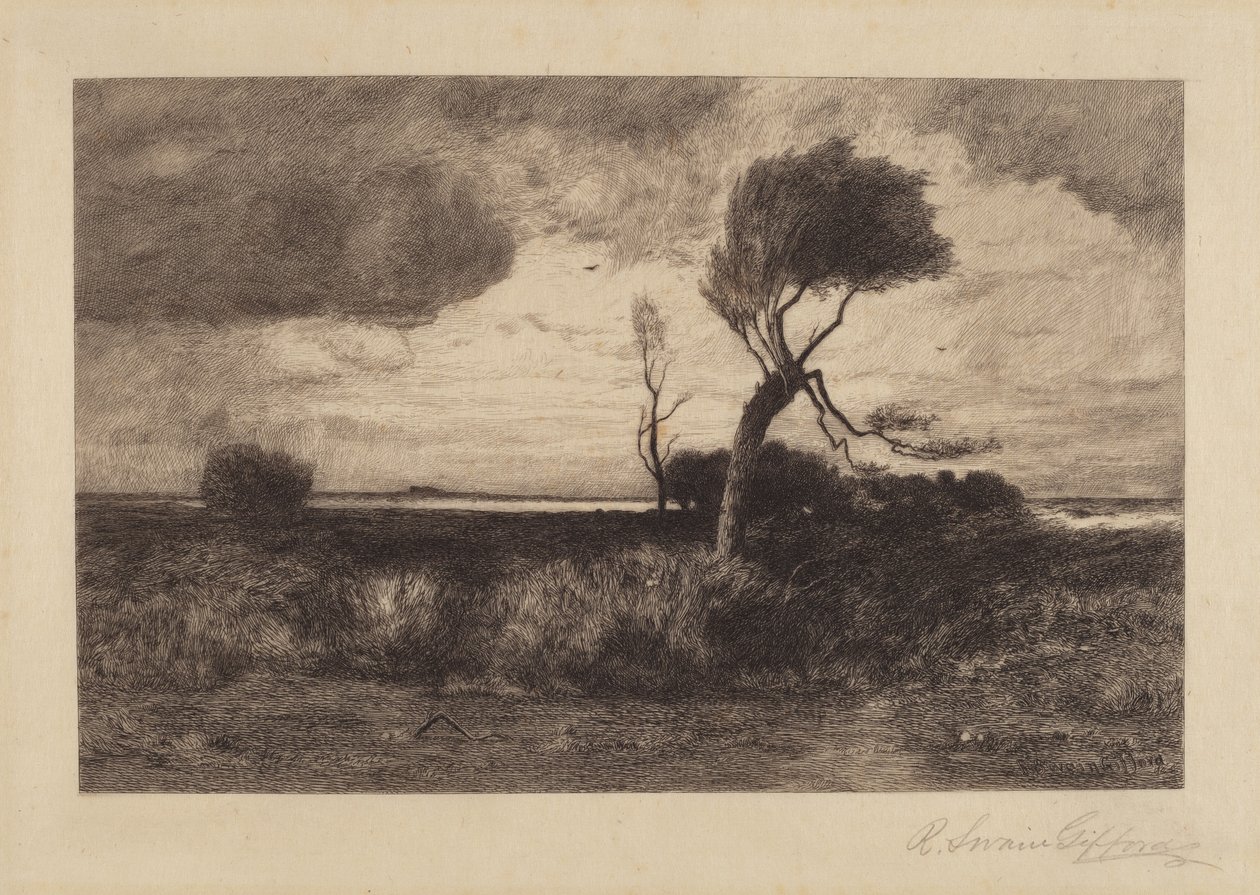 Nær kysten [stor plate] av Robert Swain Gifford