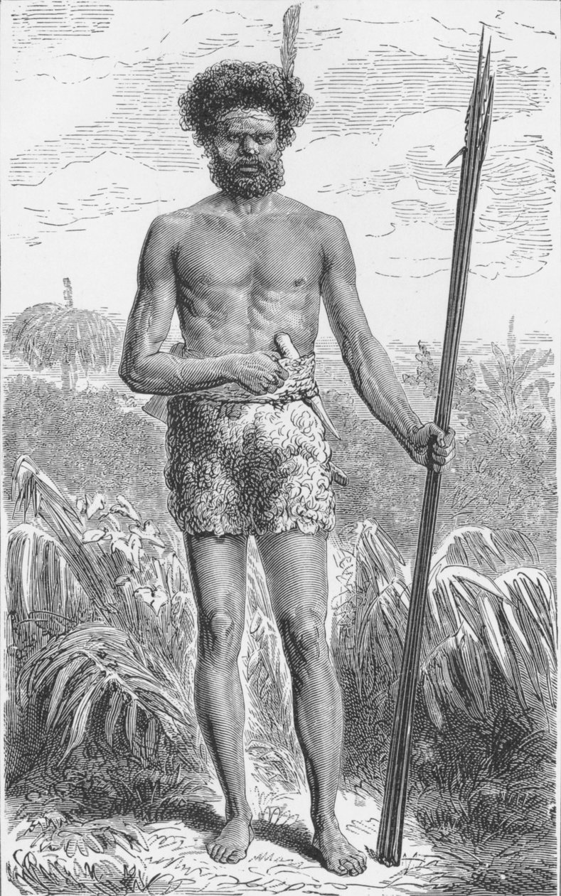 Innfødt av Australia, c1885, 1890 av Robert Taylor Pritchett